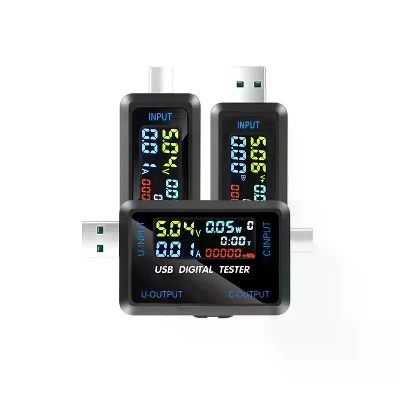 Usb Ammeter Tester - Многофункциональный USB Type-C тестер напряжения, тока