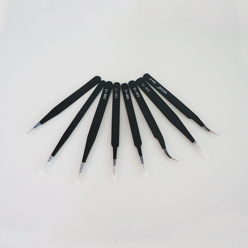 Антистатические пинцеты из нер – обзор и цена Smd Tweezer Set