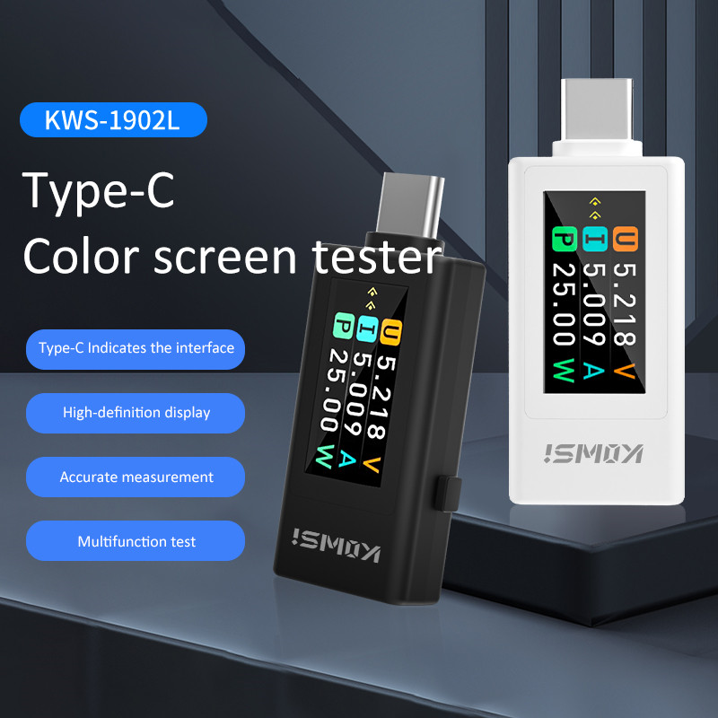 KWS-1902L НОВЫЙ тестер Type-C  – обзор и цена Usb Ammeter Tester