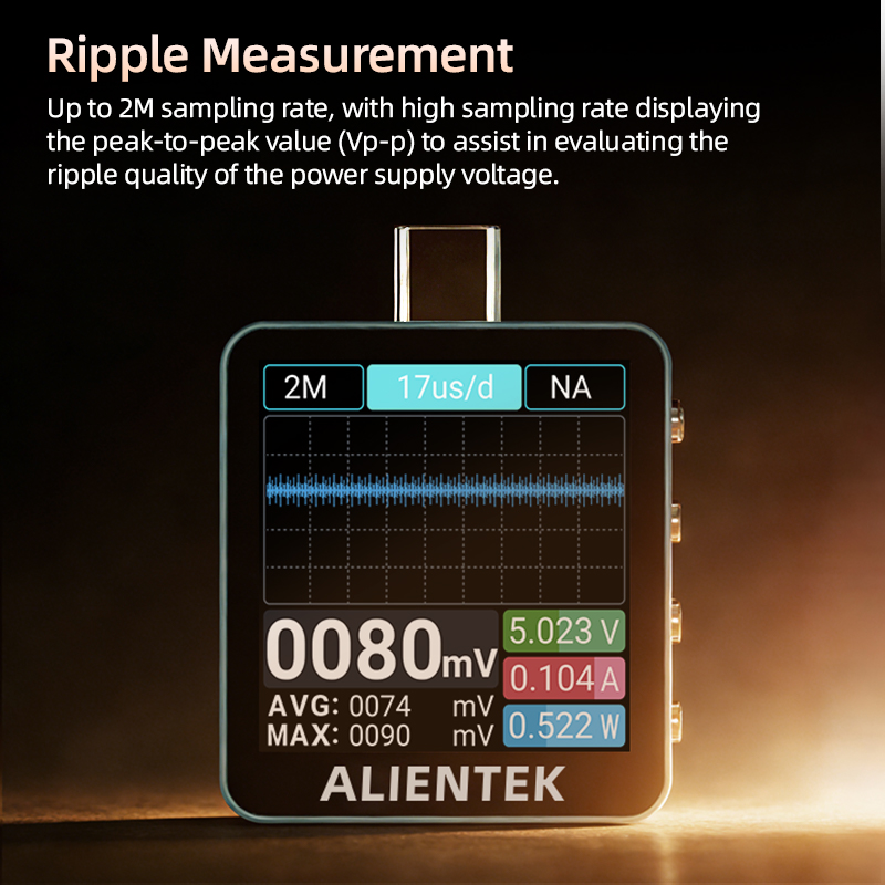 ALIENTEK C2 Тестер USB Type-C  – обзор и цена Usb Ammeter Tester