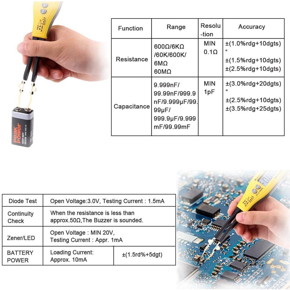 990C Smart SMD тестер умные пи – обзор и цена Smd Tweezer Set